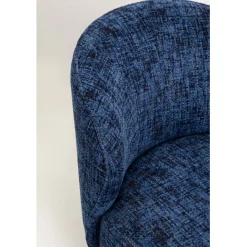 KARE Design Fauteuil pivotant Ellie bleu><noscript><img width=