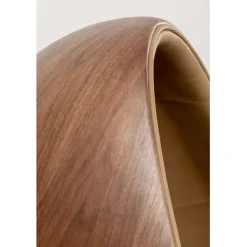 KARE Design Fauteuil pivotant Eye Ball noyer><noscript><img width=