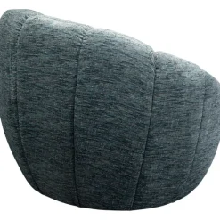 KARE Design Fauteuil pivotant Fiori bleu><noscript><img width=