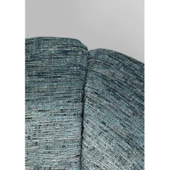 KARE Design Fauteuil pivotant Fiori bleu><noscript><img width=