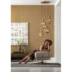 KARE Design Fauteuil pivotant Janno beige> Meubles