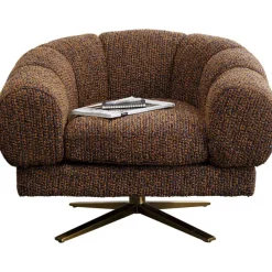 KARE Design Fauteuil pivotant Janno marron><noscript><img width=