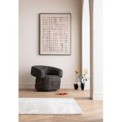 KARE Design Fauteuil pivotant Maye Bow Gris> Meubles