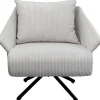 KARE Design Fauteuil pivotant Milo beige> Meubles