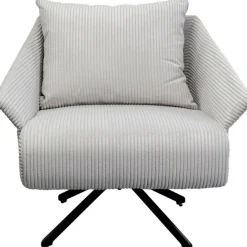 KARE Design Fauteuil pivotant Milo beige> Meubles