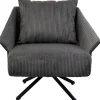 KARE Design Fauteuil pivotant Milo gris> Meubles