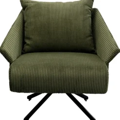 KARE Design Fauteuil pivotant Milo vert> Meubles