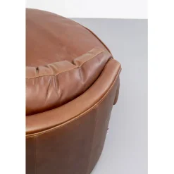 KARE Design Fauteuil pivotant Music Hall cuir marron><noscript><img width=