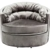 KARE Design Fauteuil pivotant Music Hall gris> Meubles