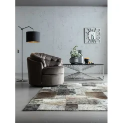 KARE Design Fauteuil pivotant Music Hall gris><noscript><img width=