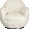 KARE Design Fauteuil pivotant Nube bouclé> Meubles