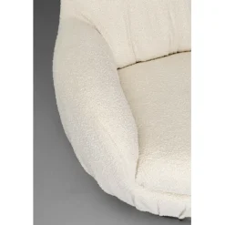 KARE Design Fauteuil pivotant Nube bouclé><noscript><img width=