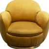 KARE Design Fauteuil pivotant Nube jaune> Meubles