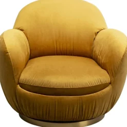 KARE Design Fauteuil pivotant Nube jaune> Meubles
