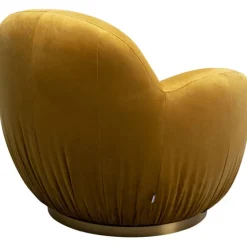 KARE Design Fauteuil pivotant Nube jaune><noscript><img width=