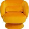 KARE Design Fauteuil pivotant Orion jaune> Meubles