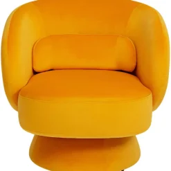 KARE Design Fauteuil pivotant Orion jaune> Meubles