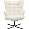 KARE Design Fauteuil pivotant Oscar crème> Meubles