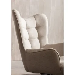 KARE Design Fauteuil pivotant Oscar crème><noscript><img width=