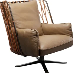 KARE Design Fauteuil pivotant Paradiso marron> Meubles