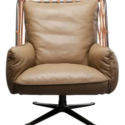 KARE Design Fauteuil pivotant Paradiso marron> Meubles