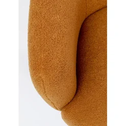 KARE Design Fauteuil pivotant Peony Fuzzy Caramello><noscript><img width=