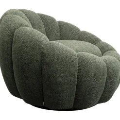 KARE Design Fauteuil pivotant Peppo Bloom Melange vert><noscript><img width=