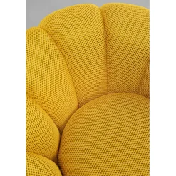 KARE Design Fauteuil pivotant Peppo Bloom jaune><noscript><img width=