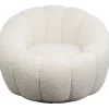 KARE Design Fauteuil pivotant Peppo Bloom blanc> Meubles