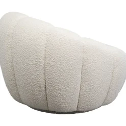 KARE Design Fauteuil pivotant Peppo Bloom blanc><noscript><img width=