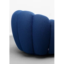 KARE Design Fauteuil pivotant Peppo Bloom bleu><noscript><img width=