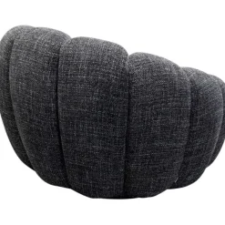 KARE Design Fauteuil pivotant Peppo Bloom Melange noir><noscript><img width=