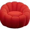 KARE Design Fauteuil pivotant Peppo Bloom rouge> Meubles