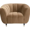 KARE Design Fauteuil Spectra velours marron> Meubles