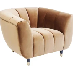 KARE Design Fauteuil Spectra velours marron> Meubles
