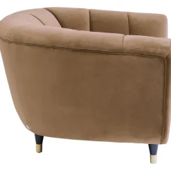 KARE Design Fauteuil Spectra velours marron><noscript><img width=