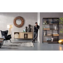 KARE Design Fauteuil Tudor Velvet noir><noscript><img width=
