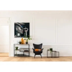 KARE Design Fauteuil Tudor Velvet noir><noscript><img width=
