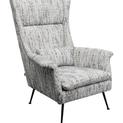 KARE Design Fauteuil Vegas Forever mélange sel & poivre> Meubles