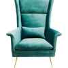 KARE Design Fauteuil Vegas Forever pétrole> Meubles