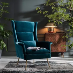 KARE Design Fauteuil Vegas Forever pétrole><noscript><img width=