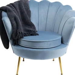 KARE Design Fauteuil Water Lily doré or aqua><noscript><img width=