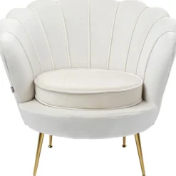 KARE Design Fauteuil Water Lily doré-beige> Meubles