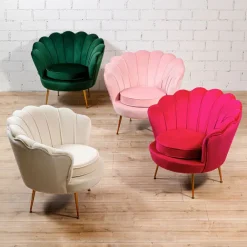 KARE Design Fauteuil Water Lily doré-beige><noscript><img width=