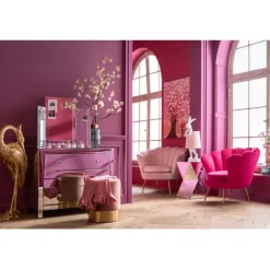 KARE Design Fauteuil Water Lily doré-fuchsia><noscript><img width=