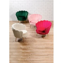 KARE Design Fauteuil Water Lily doré-fuchsia><noscript><img width=