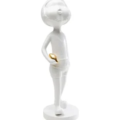 KARE Design Figurine décorative Ball Girl blanc 41cm> Accessoires