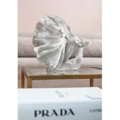 KARE Design Figurine décorative Betta Fish argenté petit><noscript><img width=