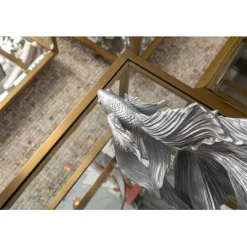 KARE Design Figurine décorative Betta Fish argenté petit><noscript><img width=