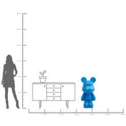 KARE Design Figurine décorative Blue Bear 101cm><noscript><img width=